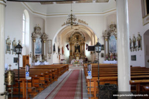 Wnętrze kościoła w Rychtalu